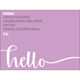 Just Saying Hello Shipping Labels Image 3 of 3